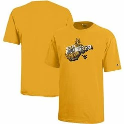 Youth Champion Gold West Virginia Mountaineers Let's Go Mountaineers T-Shirt