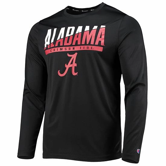 Men's Champion Black Alabama Crimson Tide Wordmark Slash Long Sleeve T-Shirt Men's Champion Black Alabama Crimson Tide Wordmark Slash Long Sleeve T-Shirt -Champion shop unnamed file 7653