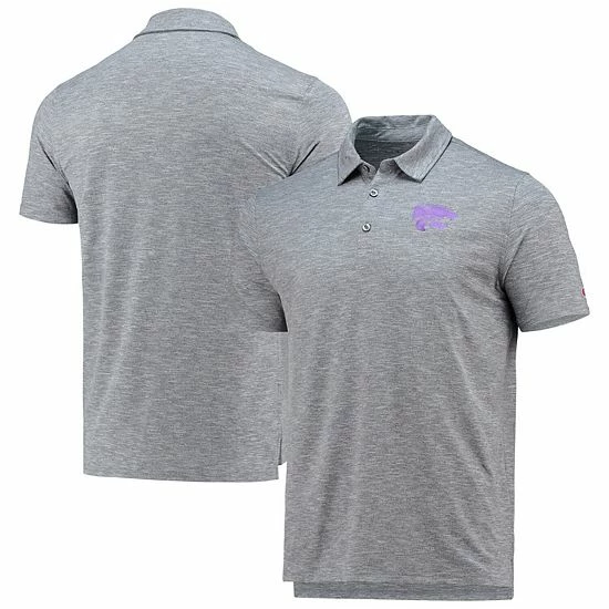 Men's Champion Gray Kansas State Wildcats Micro Mesh Space-Dye Polo Men's Champion Gray Kansas State Wildcats Micro Mesh Space-Dye Polo -Champion shop unnamed file 7655