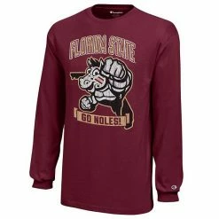 Youth Champion Garnet Florida State Seminoles Strong Mascot Team T-Shirt -Champion shop unnamed file 7693