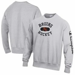 Men's Champion Heathered Gray Boston Bruins Reverse Weave Pullover Sweatshirt 3 Men's Champion Heathered Gray Boston Bruins Reverse Weave Pullover Sweatshirt -Champion shop unnamed file 7704