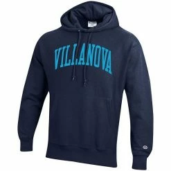 Men's Champion Navy Villanova Wildcats Team Arch Reverse Weave Pullover Hoodie -Champion shop unnamed file 7729