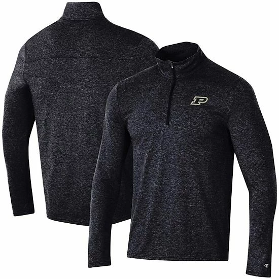 Men's Champion Heathered Black Purdue Boilermakers Field Day Team Quarter-Zip Jacket Men's Champion Heathered Black Purdue Boilermakers Field Day Team Quarter-Zip Jacket -Champion shop unnamed file 7756