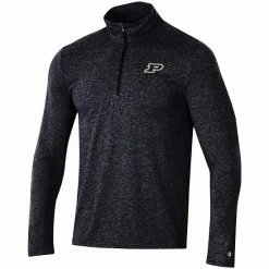 Men's Champion Heathered Black Purdue Boilermakers Field Day Team Quarter-Zip Jacket 4 Men's Champion Heathered Black Purdue Boilermakers Field Day Team Quarter-Zip Jacket -Champion shop unnamed file 7757