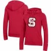 Women's Champion Red NC State Wolfpack University Primary Logo Raglan Pullover Hoodie -Champion shop unnamed file 7760