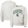 Youth Champion Heathered Gray Michigan State Spartans Reverse Weave Pullover Sweatshirt 1 Youth Champion Heathered Gray Michigan State Spartans Reverse Weave Pullover Sweatshirt -Champion shop unnamed file 7763