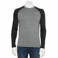 Men's Champion® Powerblend Raglan Tee Grey Valiant Blue 7 Men's Champion® Powerblend Raglan Tee Grey Valiant Blue -Champion shop unnamed file 781