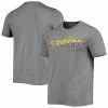 Men's Champion Gray LSU Tigers Slash Stack T-Shirt -Champion shop unnamed file 7824