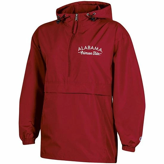Women's Champion Crimson Alabama Crimson Tide Packable Half-Zip Light Rain Jacket Women's Champion Crimson Alabama Crimson Tide Packable Half-Zip Light Rain Jacket -Champion shop unnamed file 7899