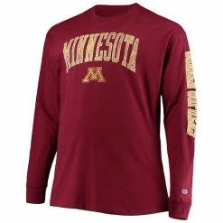 Men's Champion Maroon Minnesota Golden Gophers Big & Tall 2-Hit Long Sleeve T-Shirt -Champion shop unnamed file 7925