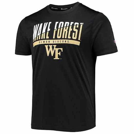 Men's Champion Black Wake Forest Demon Deacons Wordmark Slash T-Shirt Men's Champion Black Wake Forest Demon Deacons Wordmark Slash T-Shirt -Champion shop unnamed file 7938