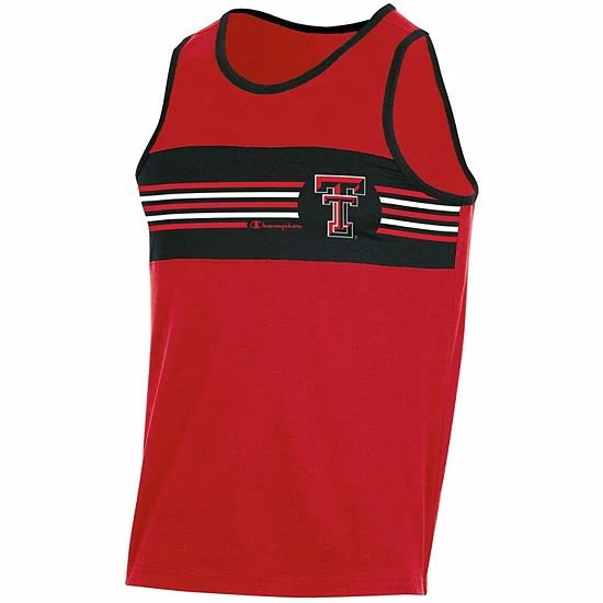 Men's Champion Red Texas Tech Red Raiders Colorblock Tank Top Men's Champion Red Texas Tech Red Raiders Colorblock Tank Top -Champion shop unnamed file 7952