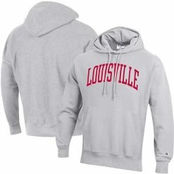 Men's Champion Heathered Gray Louisville Cardinals Team Arch Reverse Weave Pullover Hoodie 3 Men's Champion Heathered Gray Louisville Cardinals Team Arch Reverse Weave Pullover Hoodie -Champion shop unnamed file 7971