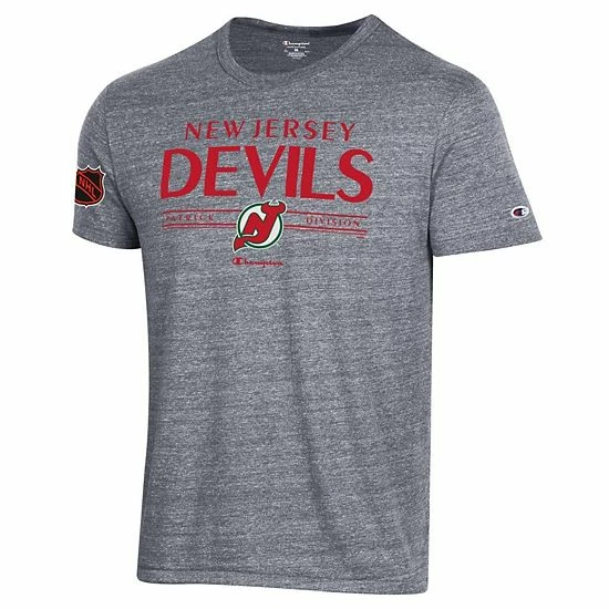 Men's Champion Gray New Jersey Devils Tri-Blend T-Shirt Men's Champion Gray New Jersey Devils Tri-Blend T-Shirt -Champion shop unnamed file 7999