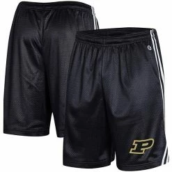 Men's Champion Black Purdue Boilermakers Team Lacrosse Shorts