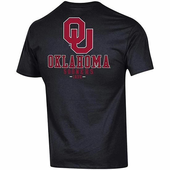 Men's Champion Black Oklahoma Sooners Stack 2-Hit T-Shirt Men's Champion Black Oklahoma Sooners Stack 2-Hit T-Shirt -Champion shop unnamed file 8038
