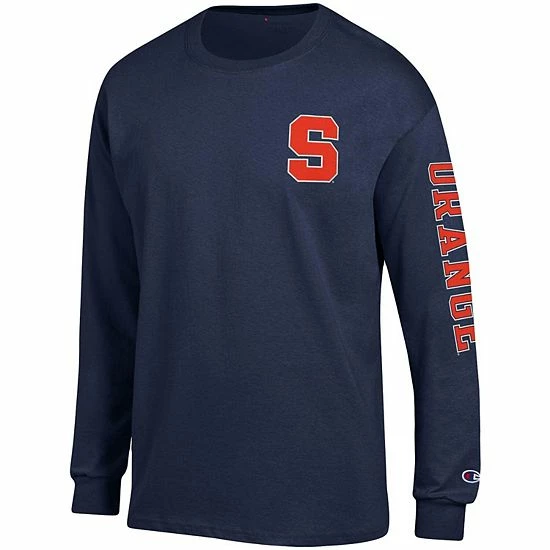 Men's Champion Navy Syracuse Orange Team Stack Long Sleeve T-Shirt Men's Champion Navy Syracuse Orange Team Stack Long Sleeve T-Shirt -Champion shop unnamed file 8080