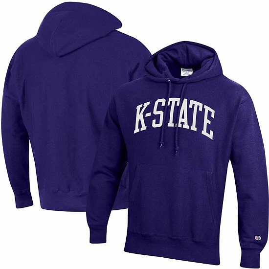 Men's Champion Purple Kansas State Wildcats Team Arch Reverse Weave Pullover Hoodie Men's Champion Purple Kansas State Wildcats Team Arch Reverse Weave Pullover Hoodie -Champion shop unnamed file 8087
