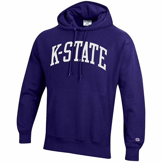 Men's Champion Purple Kansas State Wildcats Team Arch Reverse Weave Pullover Hoodie Men's Champion Purple Kansas State Wildcats Team Arch Reverse Weave Pullover Hoodie -Champion shop unnamed file 8088