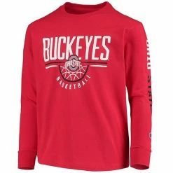 Youth Champion Scarlet Ohio State Buckeyes Basketball Long Sleeve T-Shirt 4 Youth Champion Scarlet Ohio State Buckeyes Basketball Long Sleeve T-Shirt -Champion shop unnamed file 8091