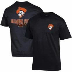 Men's Champion Black Oklahoma State Cowboys Stack 2-Hit T-Shirt -Champion shop unnamed file 8101