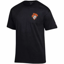 Men's Champion Black Oklahoma State Cowboys Stack 2-Hit T-Shirt -Champion shop unnamed file 8102
