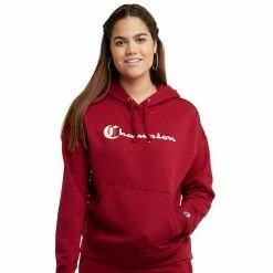 Women's Champion® Powerblend Fleece Hoodie Black