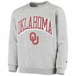 Youth Champion® Heathered Gray Oklahoma Sooners Powerblend Fleece Sweatshirt 4 Youth Champion® Heathered Gray Oklahoma Sooners Powerblend Fleece Sweatshirt -Champion shop unnamed file 8169