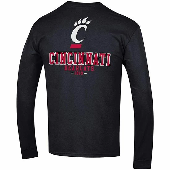 Men's Champion Black Cincinnati Bearcats Team Stack Long Sleeve T-Shirt Men's Champion Black Cincinnati Bearcats Team Stack Long Sleeve T-Shirt -Champion shop unnamed file 8178