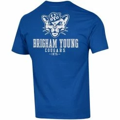 Men's Champion Royal BYU Cougars Stack 2-Hit T-Shirt -Champion shop unnamed file 8182
