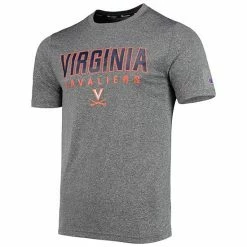 Men's Champion Gray Virginia Cavaliers Stack T-Shirt -Champion shop unnamed file 8195