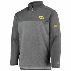 Men's Champion Black Iowa Hawkeyes Gameday Quarter-Zip Jacket -Champion shop unnamed file 8220