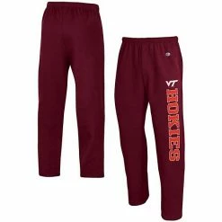 Men's Champion Maroon Virginia Tech Hokies Powerblend Pants