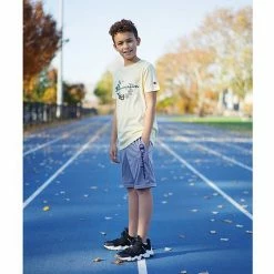 Boys 8-20 Champion® Vertical Script Mesh Shorts Sunshine -Champion shop unnamed file 826