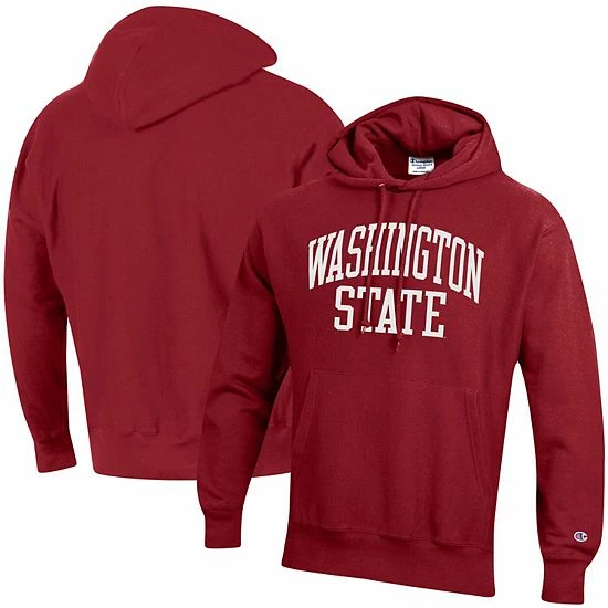 Men's Champion Crimson Washington State Cougars Team Arch Reverse Weave Pullover Hoodie Men's Champion Crimson Washington State Cougars Team Arch Reverse Weave Pullover Hoodie -Champion shop unnamed file 8332