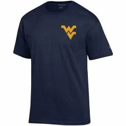 Men's Champion Navy West Virginia Mountaineers Stack 2-Hit T-Shirt 4 Men's Champion Navy West Virginia Mountaineers Stack 2-Hit T-Shirt -Champion shop unnamed file 8409