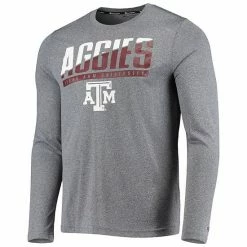 Men's Champion Gray Texas A&M Aggies Wordmark Slash Long Sleeve T-Shirt 4 Men's Champion Gray Texas A&M Aggies Wordmark Slash Long Sleeve T-Shirt -Champion shop unnamed file 8461
