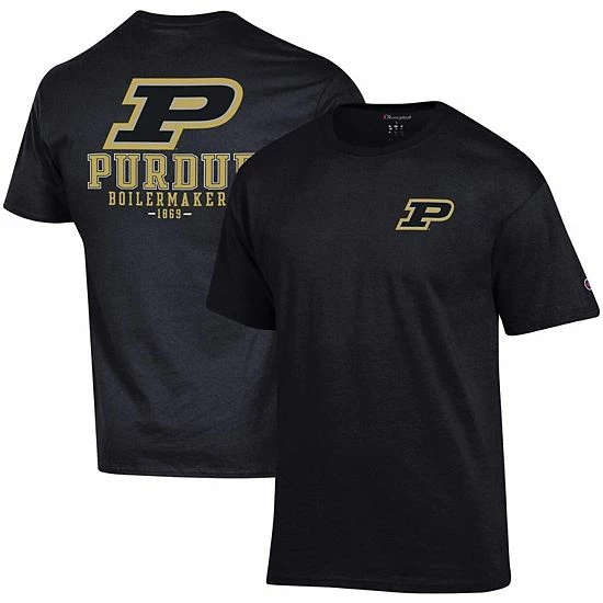 Men's Champion Black Purdue Boilermakers Stack 2-Hit T-Shirt Men's Champion Black Purdue Boilermakers Stack 2-Hit T-Shirt -Champion shop unnamed file 8519