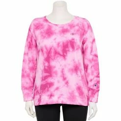 Women's Champion® Crush Dye Fleece Sweatshirt Crush Dye Inari -Champion shop unnamed file 852