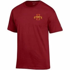 Men's Champion Cardinal Iowa State Cyclones Stack 2-Hit T-Shirt 4 Men's Champion Cardinal Iowa State Cyclones Stack 2-Hit T-Shirt -Champion shop unnamed file 8537