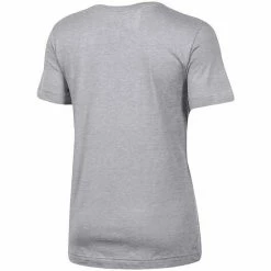 Women's Champion Heathered Gray Harvard Crimson University Basic Arch V-Neck T-Shirt -Champion shop unnamed file 8546