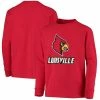 Youth Champion Red Louisville Cardinals Lockup Long Sleeve T-Shirt -Champion shop unnamed file 8611