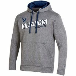 Men's Champion Heathered Gray Villanova Wildcats Field Day Fleece Pullover Hoodie -Champion shop unnamed file 8621