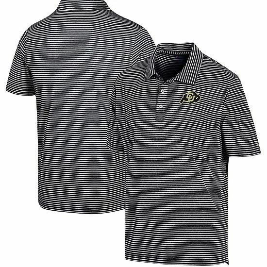 Men's Champion Black Colorado Buffaloes Stadium Stripe Polo Men's Champion Black Colorado Buffaloes Stadium Stripe Polo -Champion shop unnamed file 8638