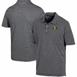 Men's Champion Black Colorado Buffaloes Stadium Stripe Polo 3 Men's Champion Black Colorado Buffaloes Stadium Stripe Polo -Champion shop unnamed file 8639