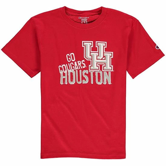 Youth Champion Red Houston Cougars Team Chant T-Shirt Youth Champion Red Houston Cougars Team Chant T-Shirt -Champion shop unnamed file 8642