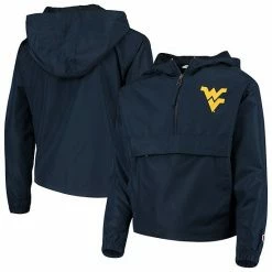 Youth Champion Navy West Virginia Mountaineers Pack & Go Windbreaker Jacket