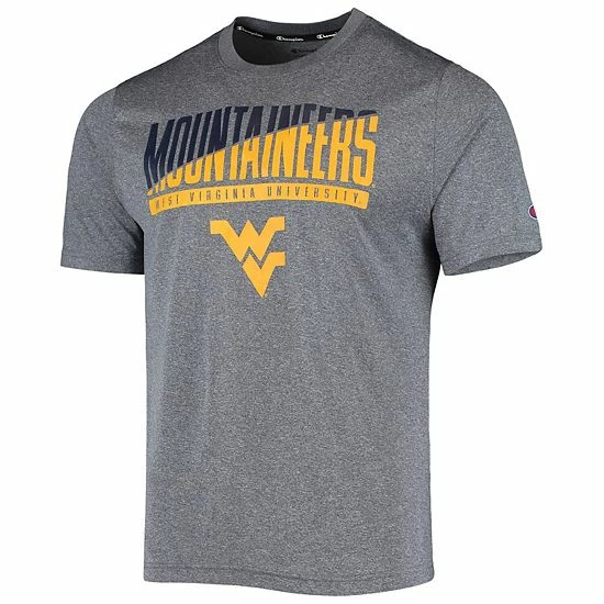 Men's Champion Gray West Virginia Mountaineers Wordmark Slash T-Shirt Men's Champion Gray West Virginia Mountaineers Wordmark Slash T-Shirt -Champion shop unnamed file 8715