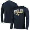 Men's Champion Navy Georgia Tech Yellow Jackets Wordmark Slash Long Sleeve T-Shirt 2 Men's Champion Navy Georgia Tech Yellow Jackets Wordmark Slash Long Sleeve T-Shirt -Champion shop unnamed file 8717