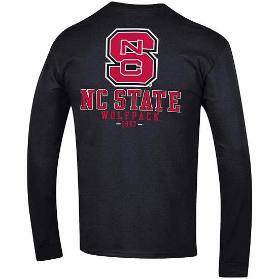 Men's Champion Black NC State Wolfpack Team Stack Long Sleeve T-Shirt Men's Champion Black NC State Wolfpack Team Stack Long Sleeve T-Shirt -Champion shop unnamed file 8723